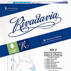 Mapa Rivadavia Nº 3 región llanura chaqueña